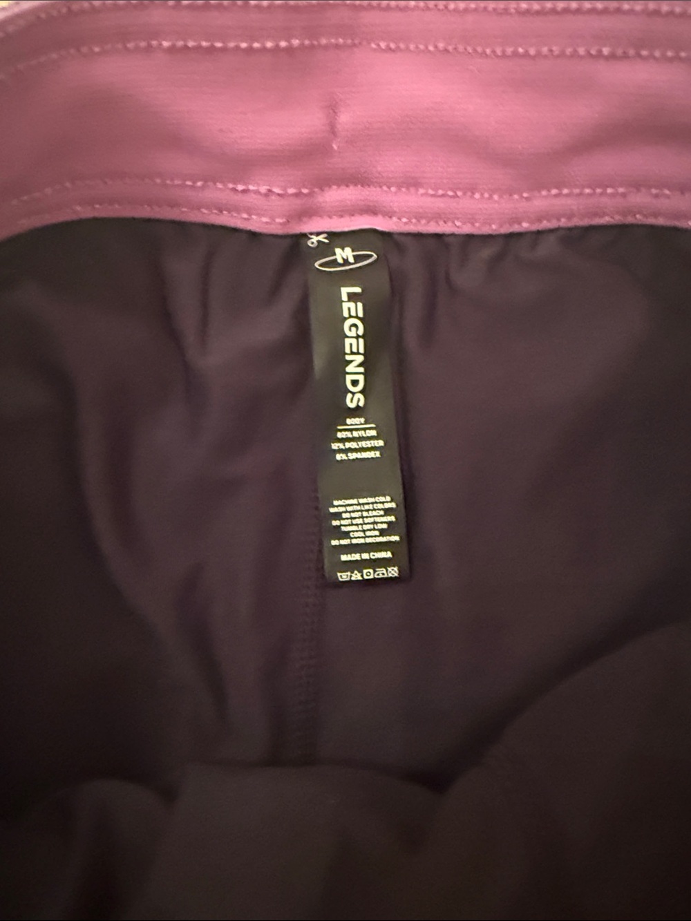 Legends Luka Purple Athletic Shorts - HD Medium w/ Liner 7” - Picture 2 of 3
